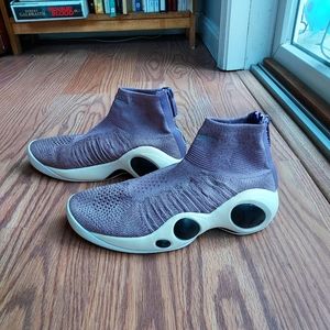 Nike Air Flight Bonafide fabric Sneakers in Plum purple futuristic streetwear